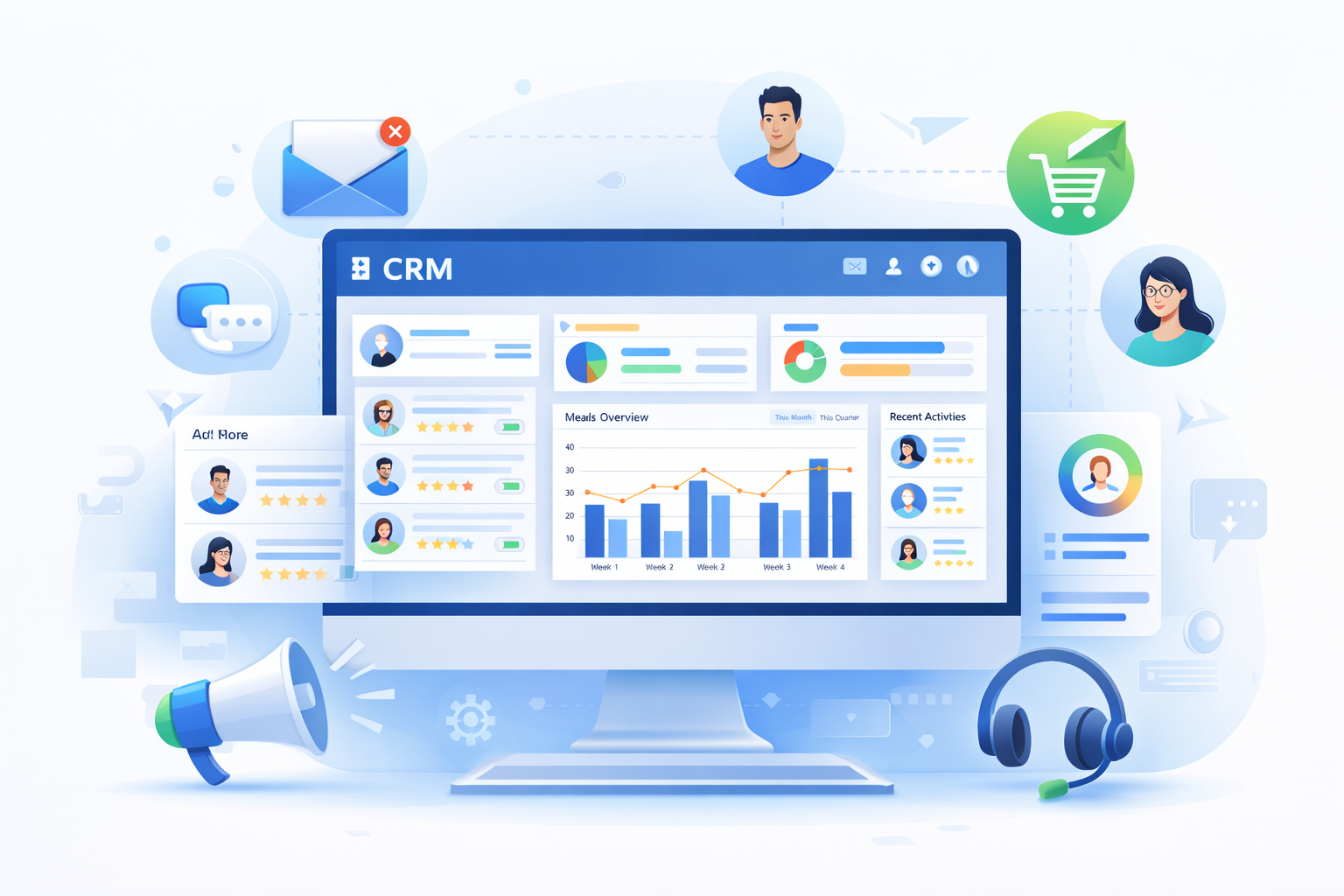 CRM Illustration